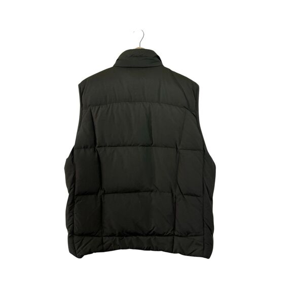 Eddie Bauer Large Down Puffer Vest Jacket Goose Down Green Sleeveless Mens - Picture 2 of 16